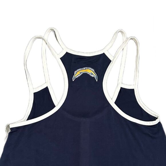 NFL Chargers Football Women's Touch By Alyssa Milano Easy Breeazy Cami Size L - Picture 6 of 6